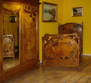 Mobilier Léon Cauvy Villa Laurens © Laurent Uroz